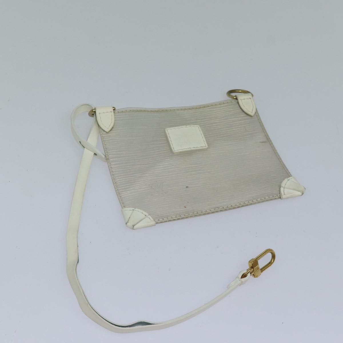 LOUIS VUITTON Epi Plage Mini Lagoon Bay Hand Bag White M92263 LV 84972