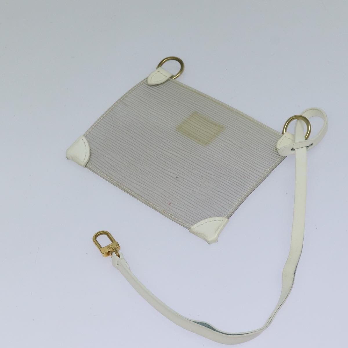 LOUIS VUITTON Epi Plage Mini Lagoon Bay Hand Bag White M92263 LV 84972