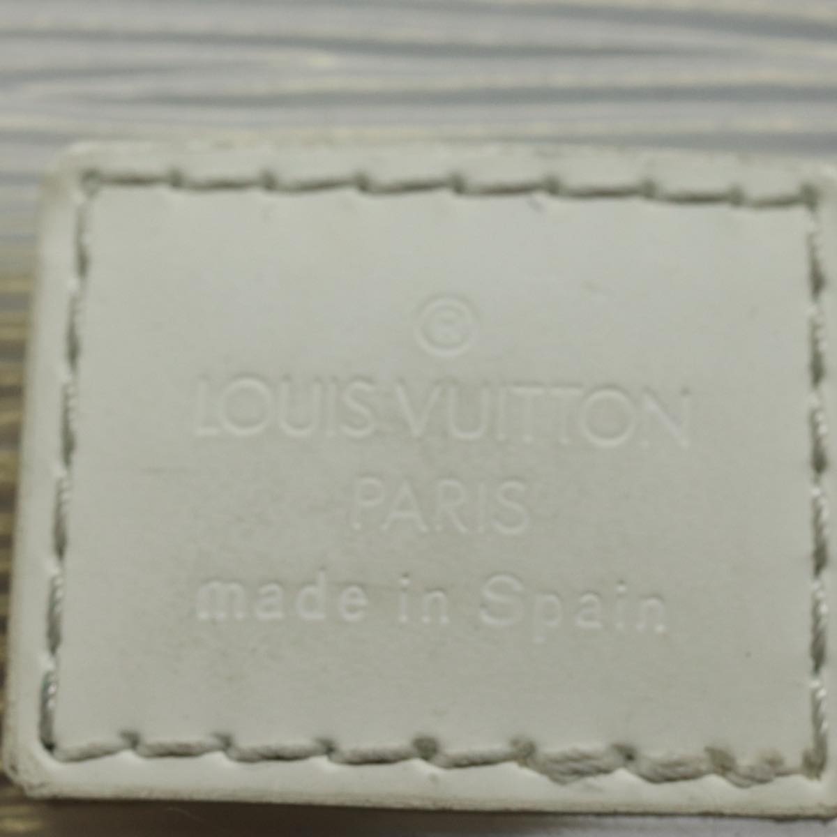 LOUIS VUITTON Epi Plage Mini Lagoon Bay Hand Bag White M92263 LV 84972