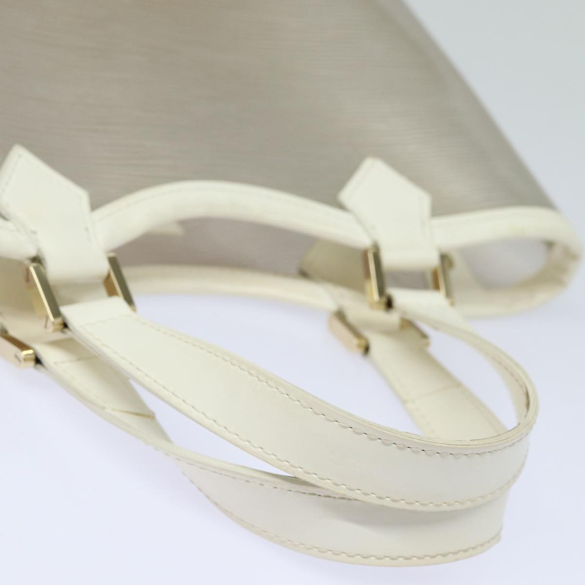 LOUIS VUITTON Epi Plage Mini Lagoon Bay Hand Bag White M92263 LV 84972