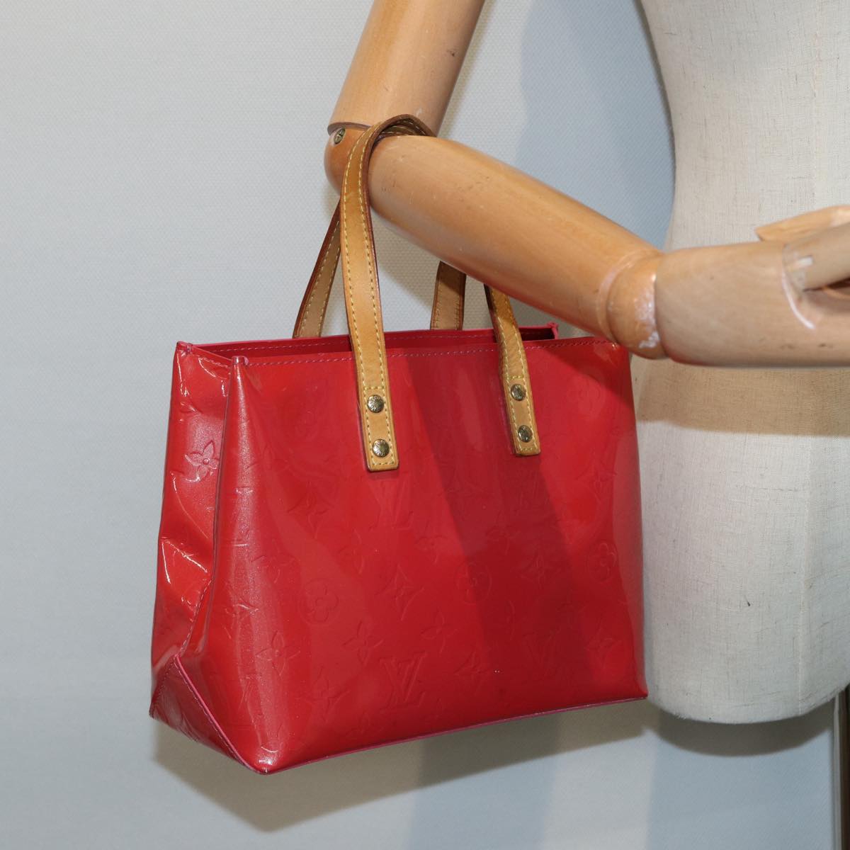 LOUIS VUITTON Monogram Vernis Reade PM Hand Bag Fran Boise M9132F LV 84976