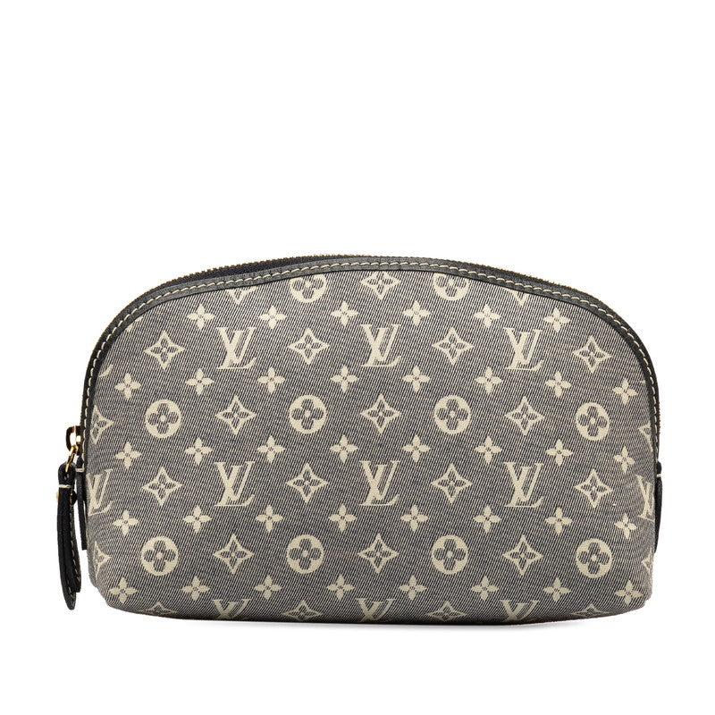 Louis Vuitton Monogram Idyl Poschet Cosmetic Pouch M40376 Anchor Grey Canvas Leather  Louis Vuitton