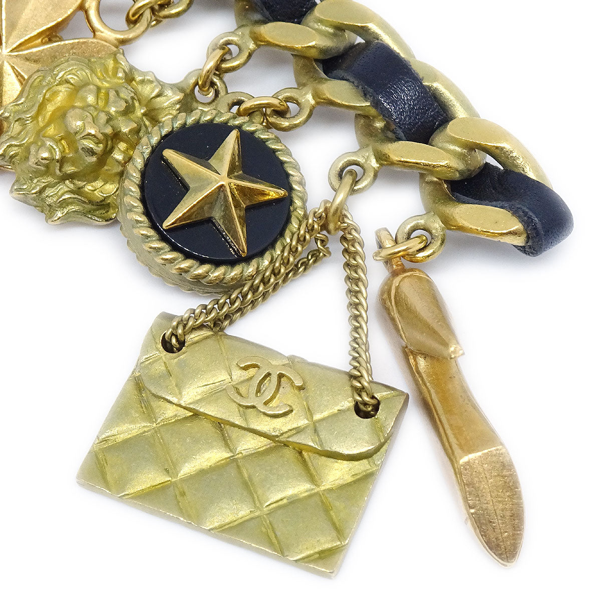 Luxury Chanel Icon Brooch Pin Gold 94P