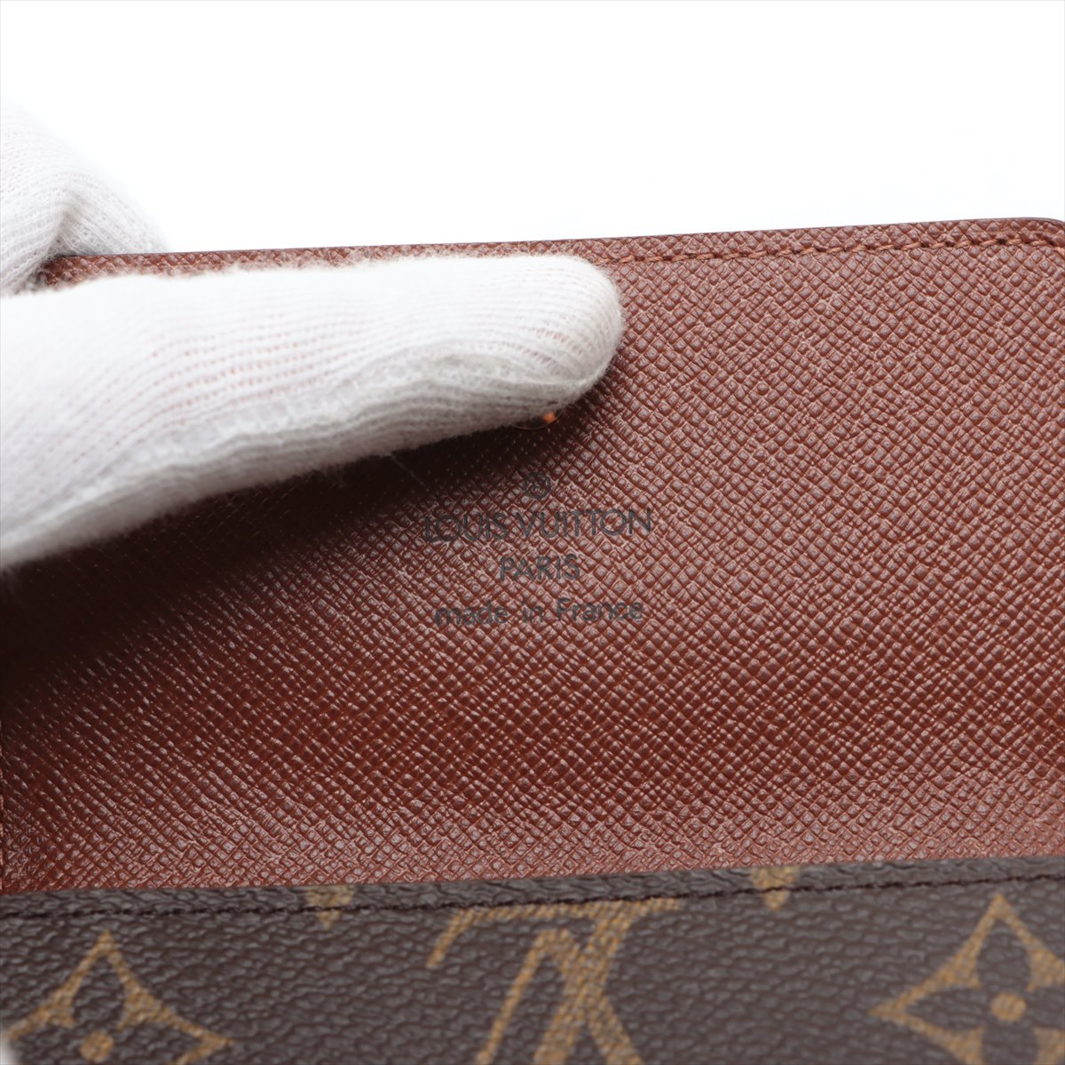Louis Vuitton Monogram Port Monevier Cartcredi M61652 Brown Compact Wallet