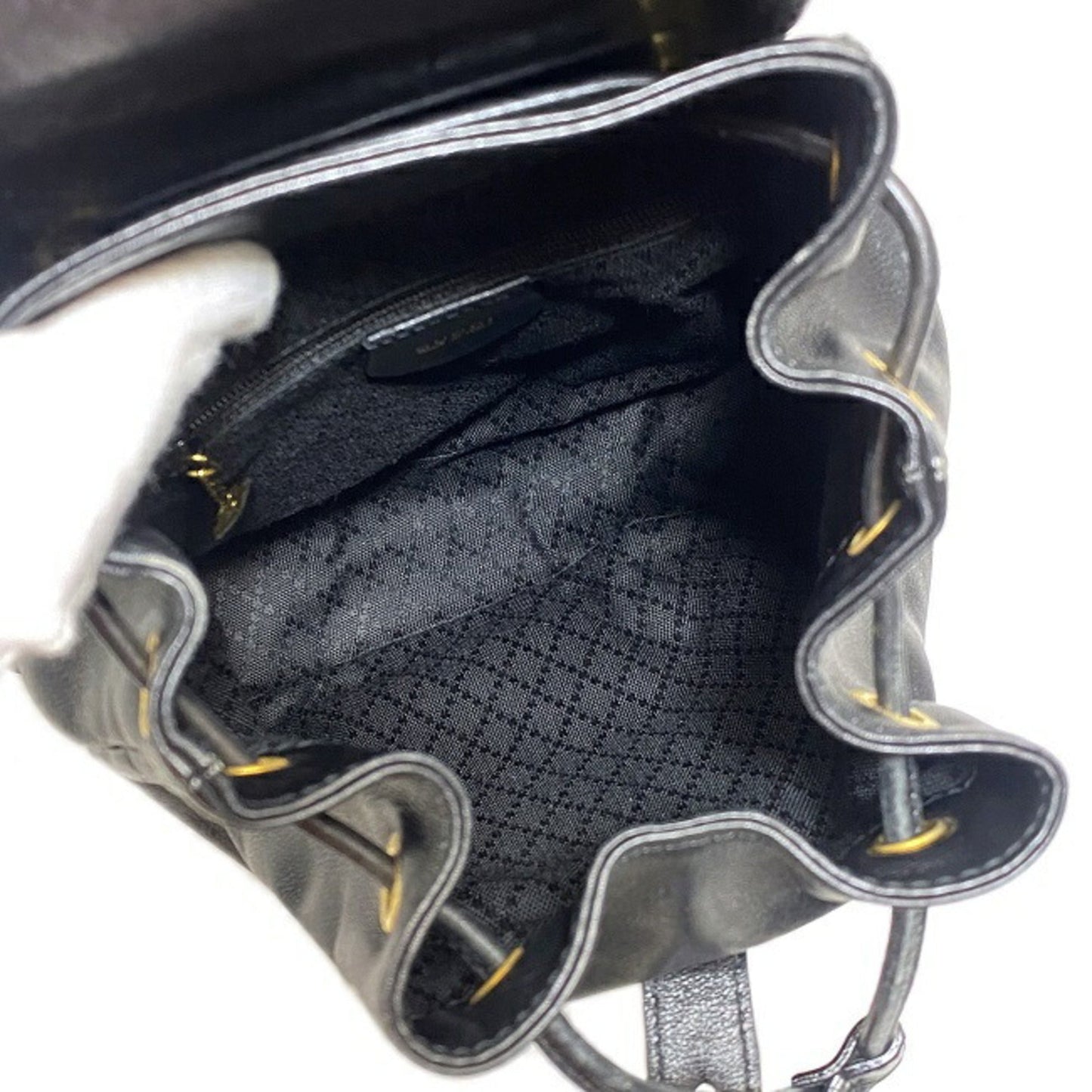 Gucci Bamboo  Leather Backpack Bag ()