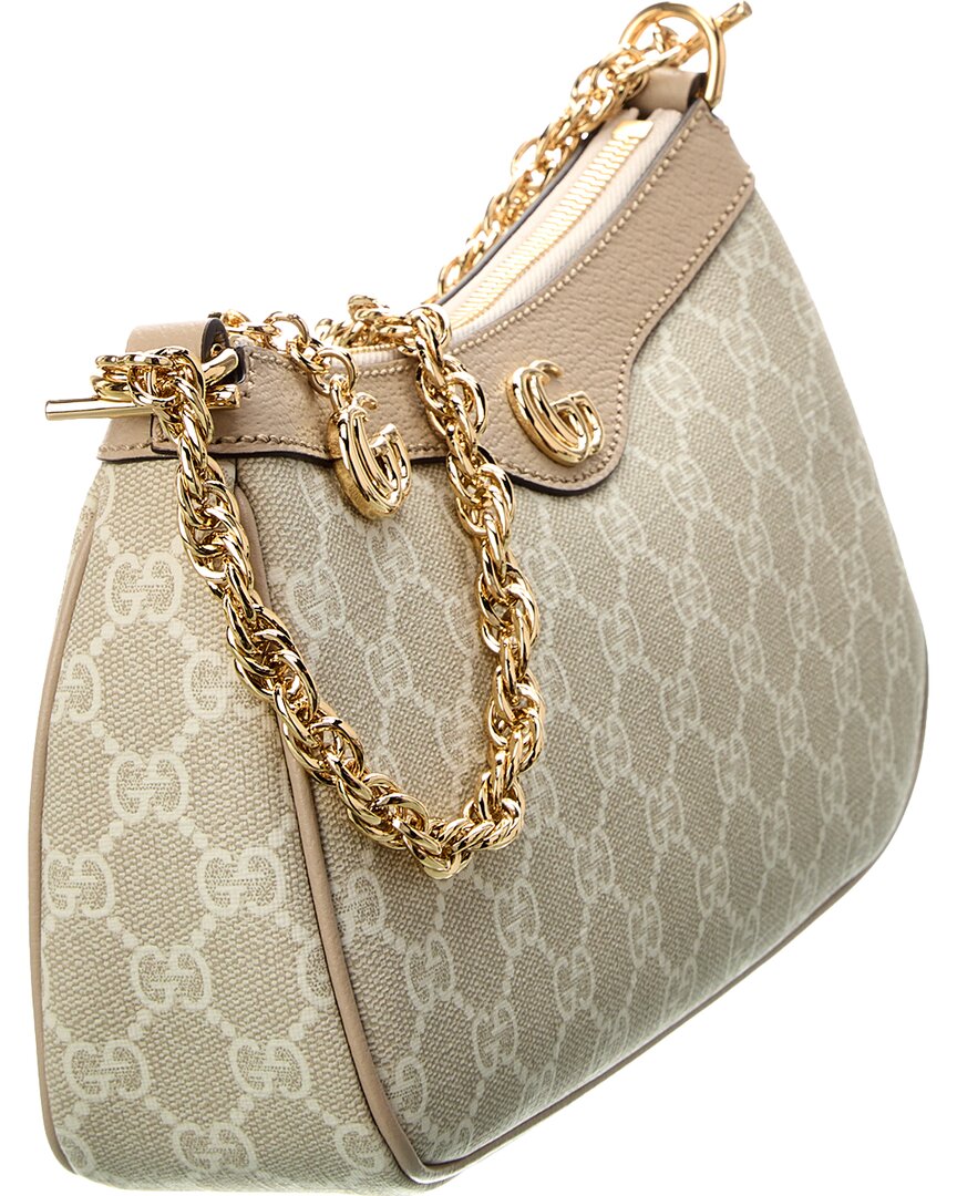 Luxury Gucci Trending 2025 Ophidia Small GG Supreme Canvas & Leather Shoulder Bag