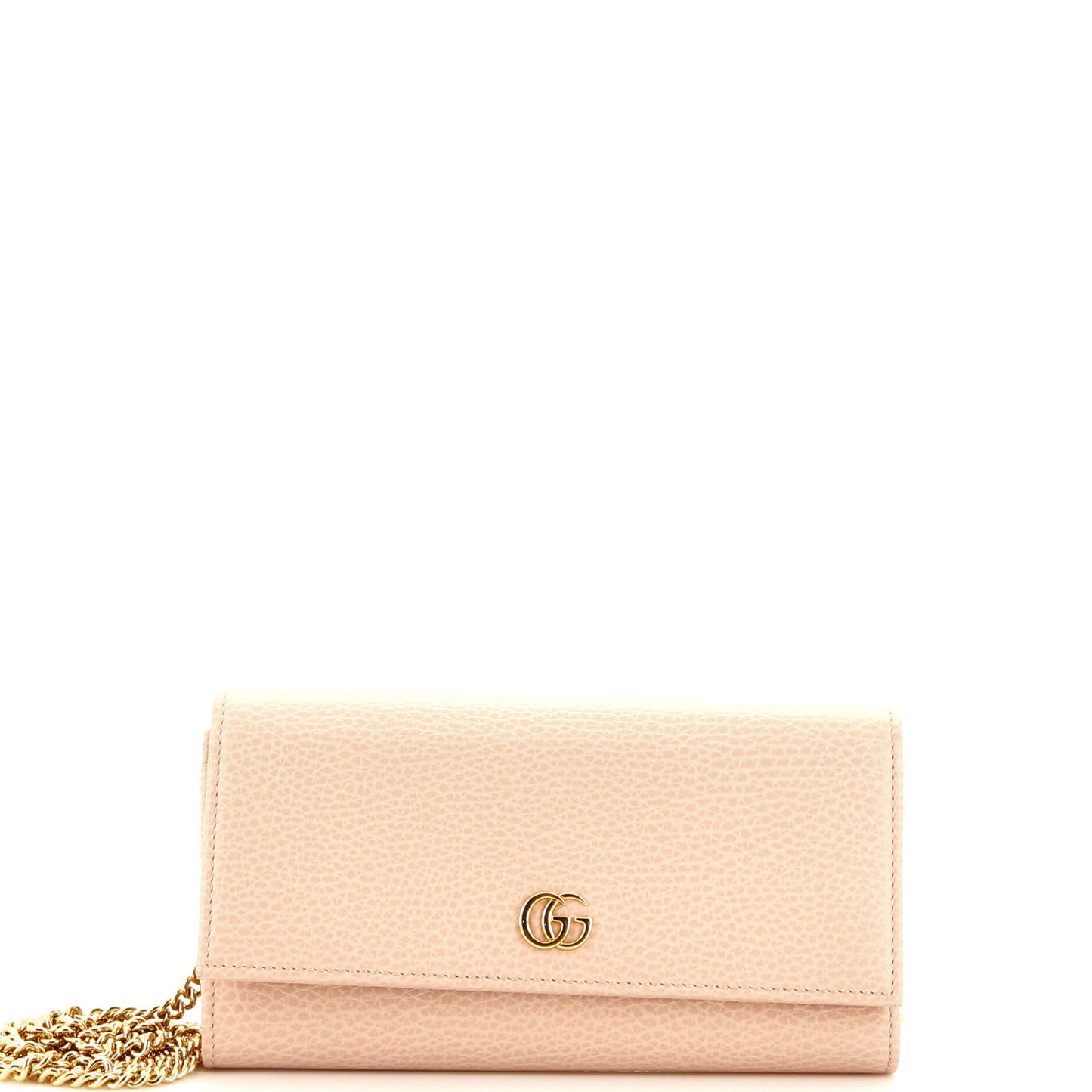 Luxury Gucci Trending 2025 GG Marmont Continental Chain Wallet Leather