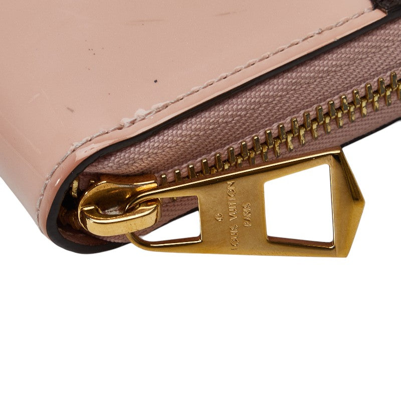 Louis Vuitton Monogram Vernis Zippie Venice Roundfassner Long Wallet M62945 Rose Valerie Pink Brown Patent Leather PVC  Louis Vuitton