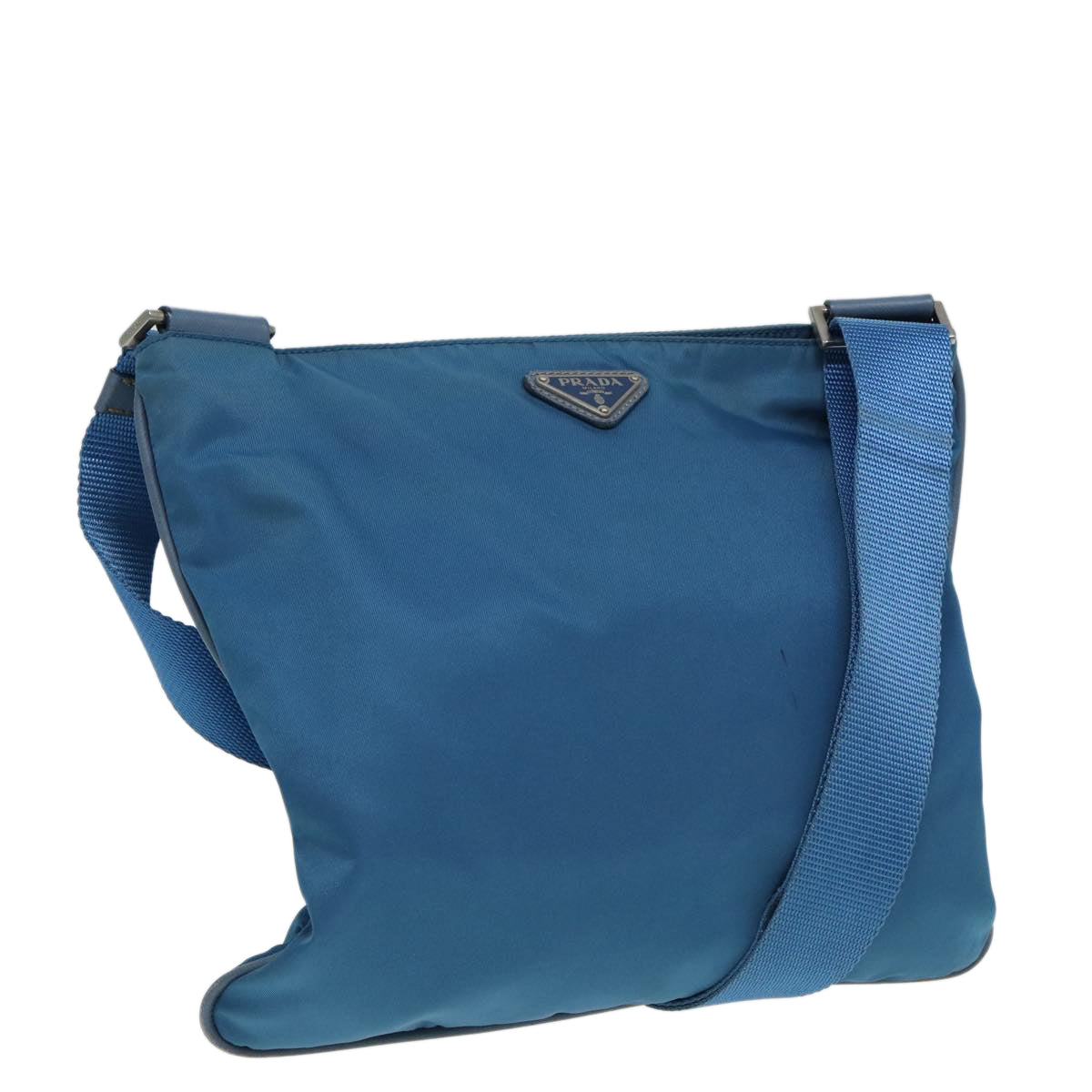 Luxury Prada Shoulder Bag Nylon Blue  85051