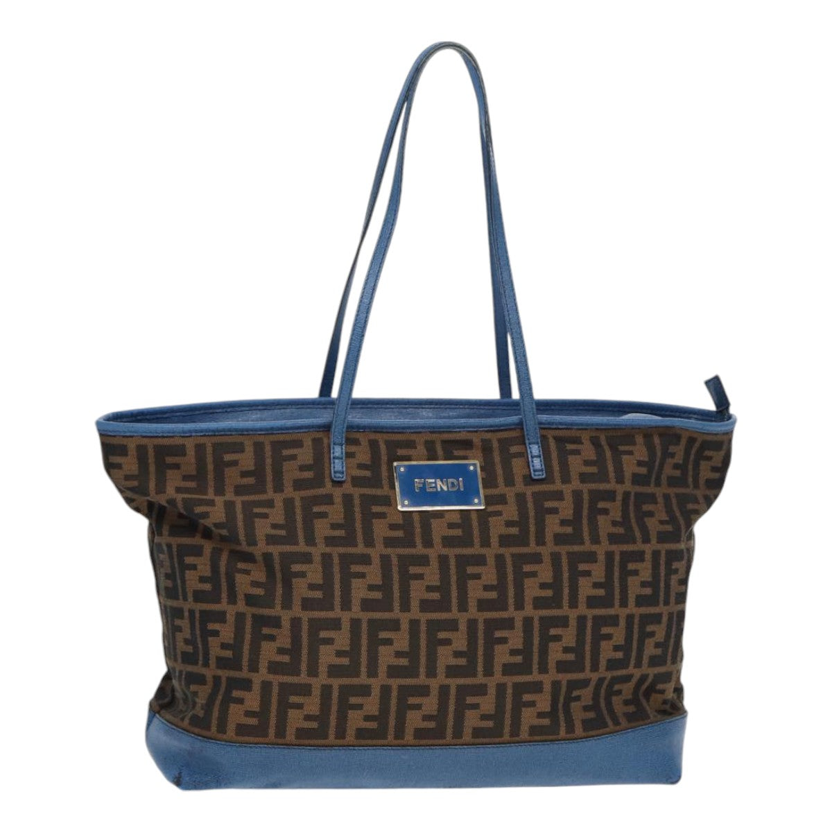 Luxury Fendi Zucca Canvas Tote Bag Brown Black85059