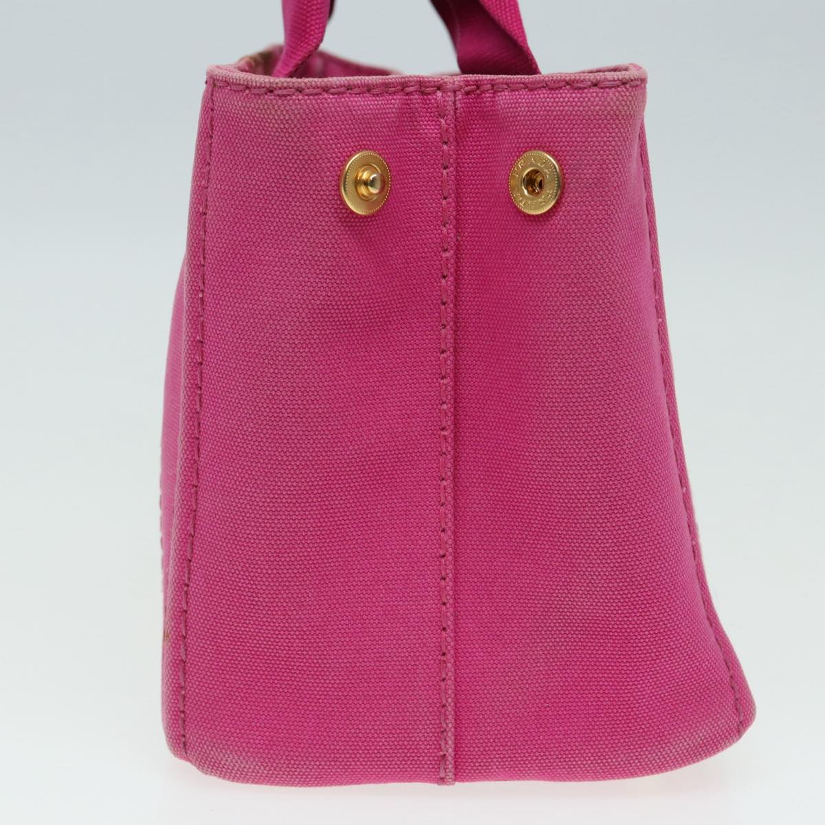 Luxury Prada Canapa PM Hand Bag Canvas Pink  85061