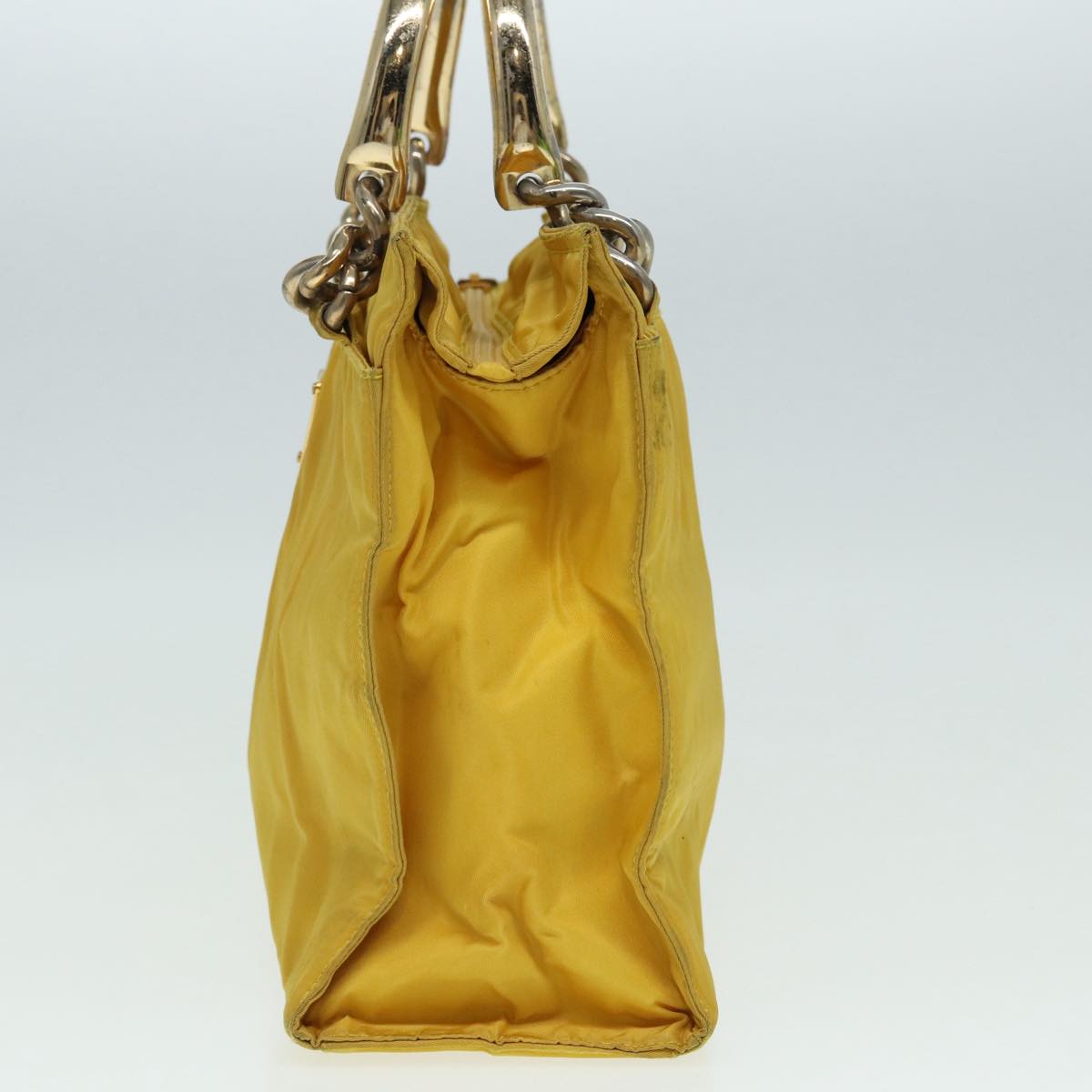 Luxury Prada Hand Bag Nylon Yellow  85132
