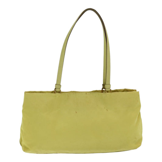 Luxury Prada Tote Bag Nylon Yellow  85134