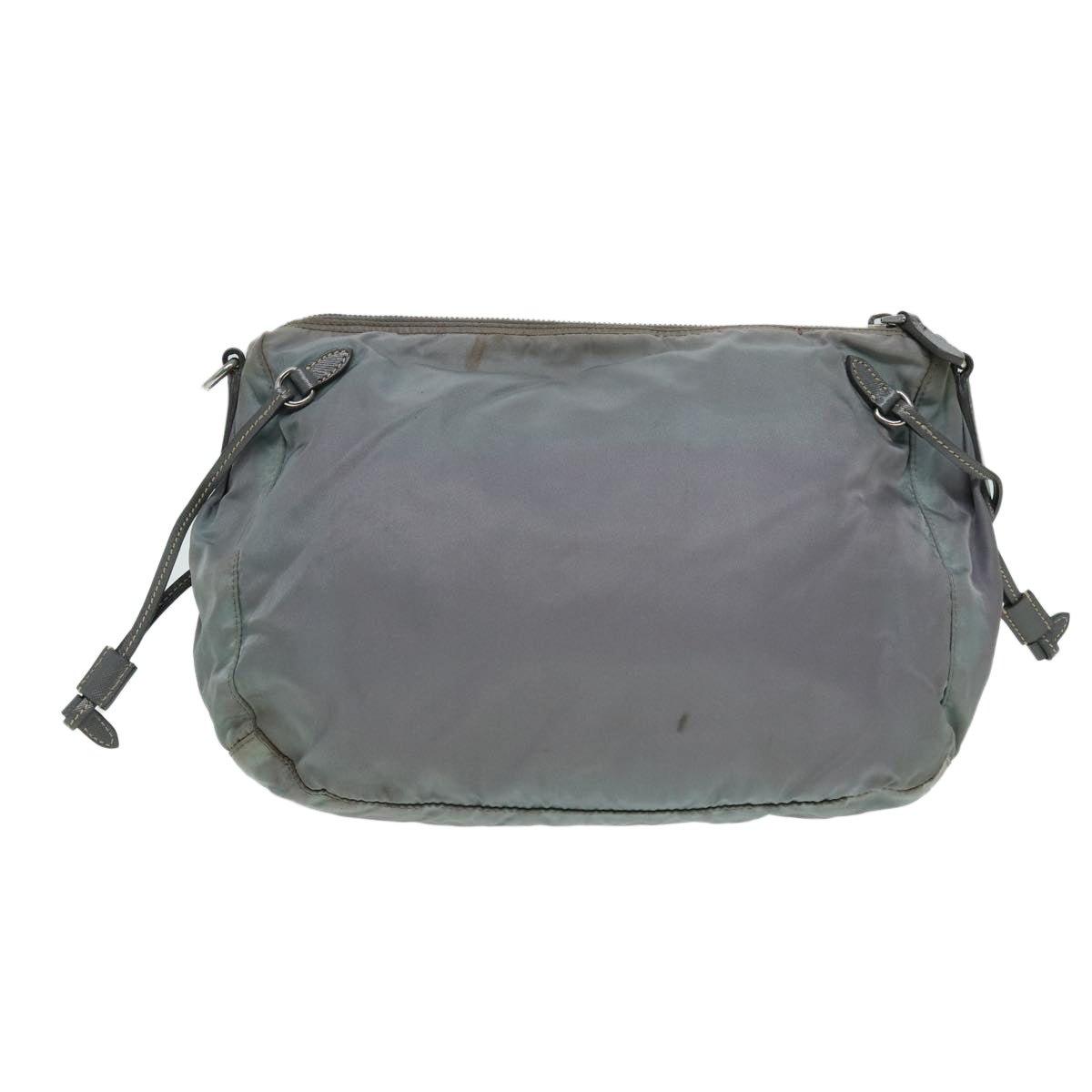 Luxury Prada Shoulder Bag Nylon Gray  85137