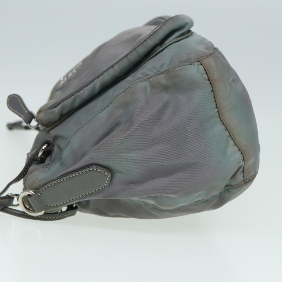Luxury Prada Shoulder Bag Nylon Gray  85137
