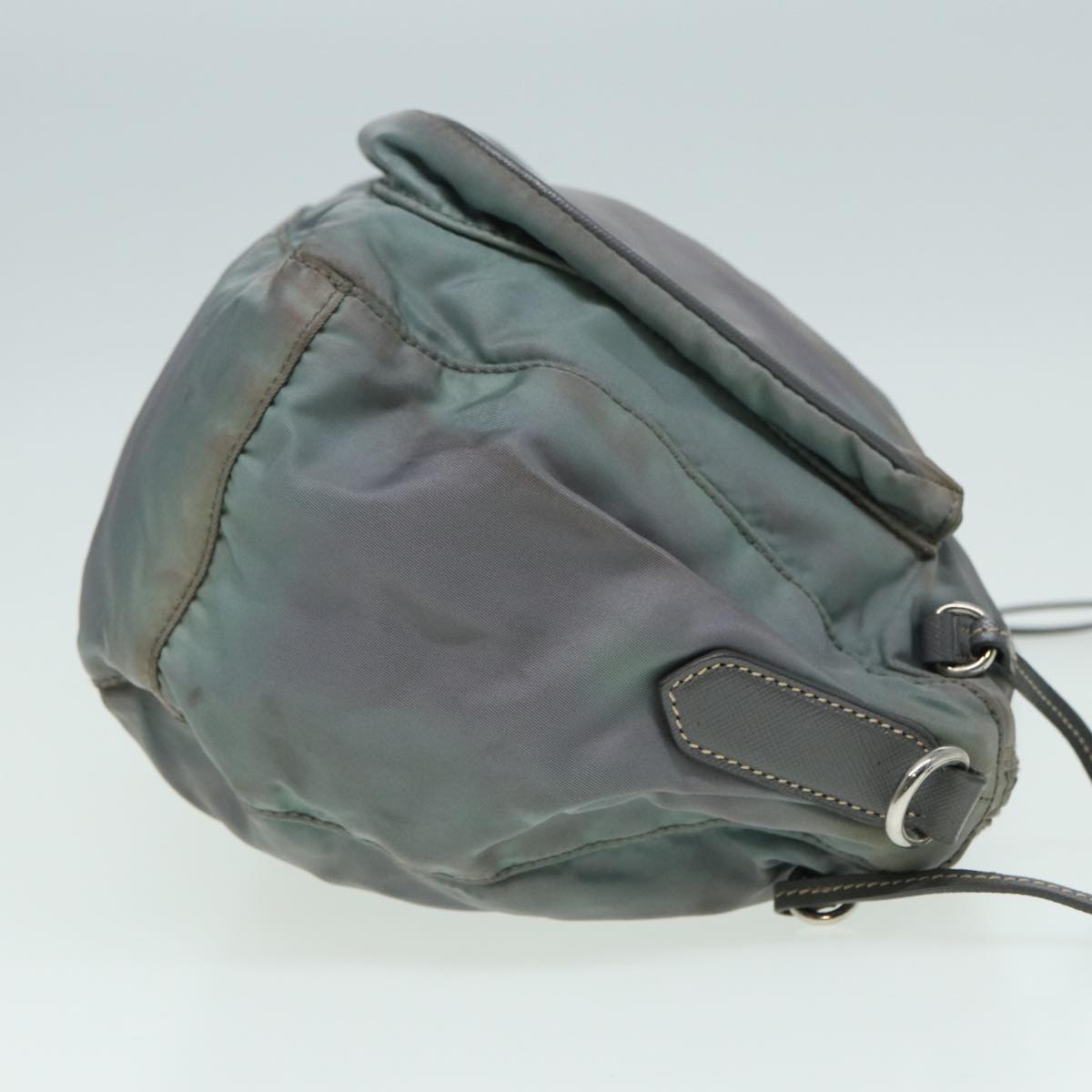 Luxury Prada Shoulder Bag Nylon Gray  85137
