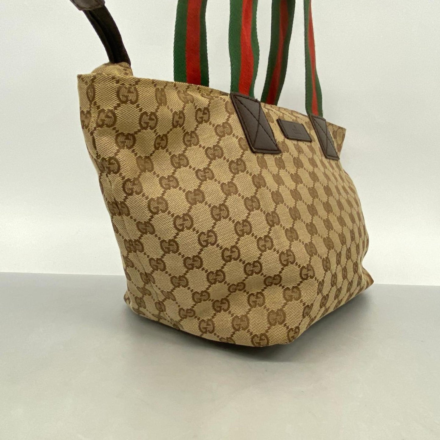 Gucci Gg Canvas  Canvas Tote Bag