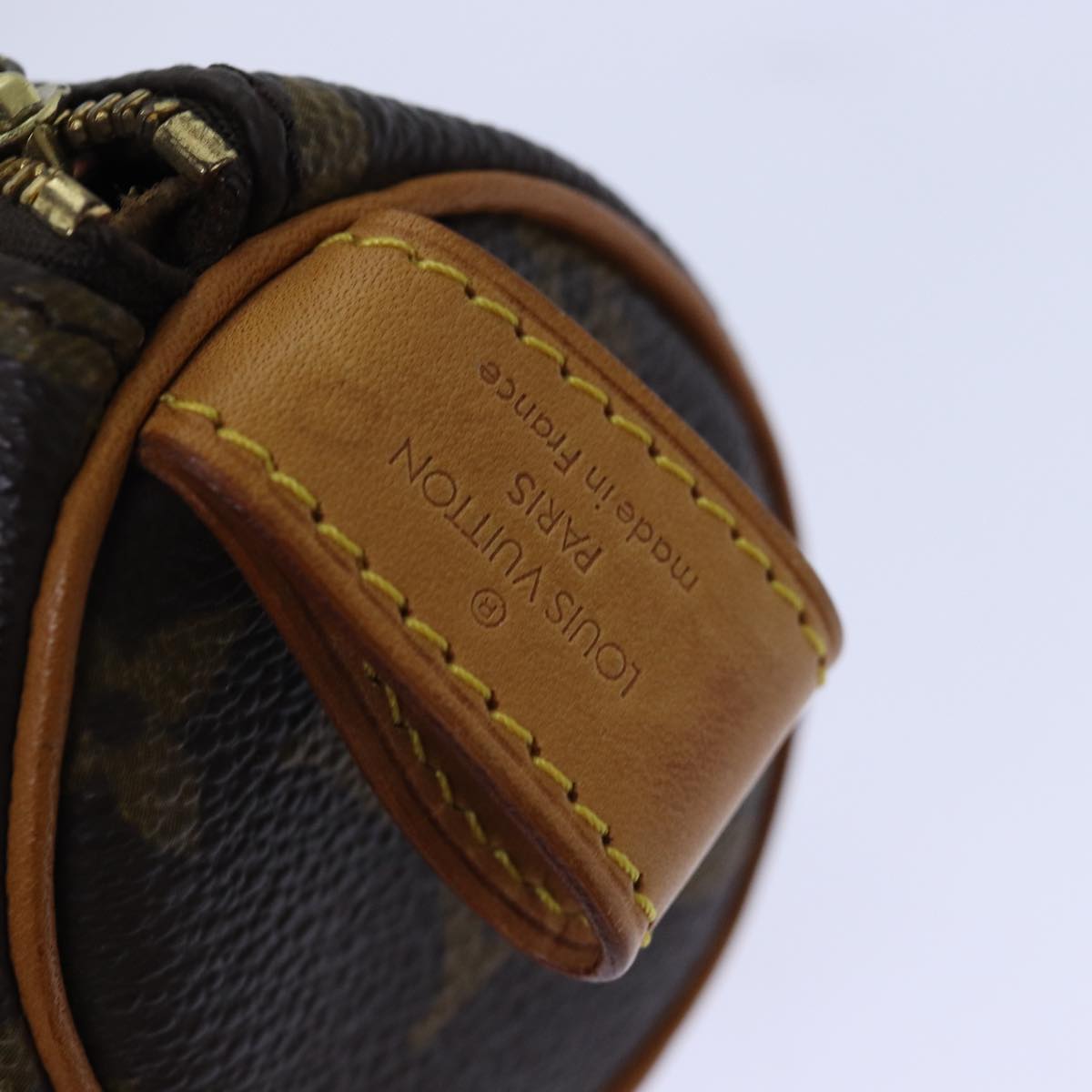 LOUIS VUITTON Monogram Trousse Rondo Pouch M47630 LV 85164