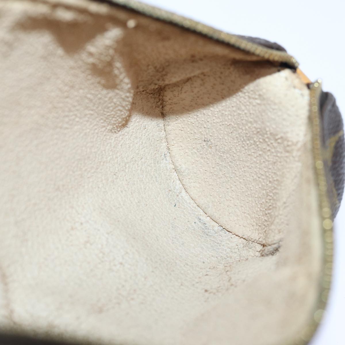 LOUIS VUITTON Monogram Trousse Rondo Pouch M47630 LV 85164