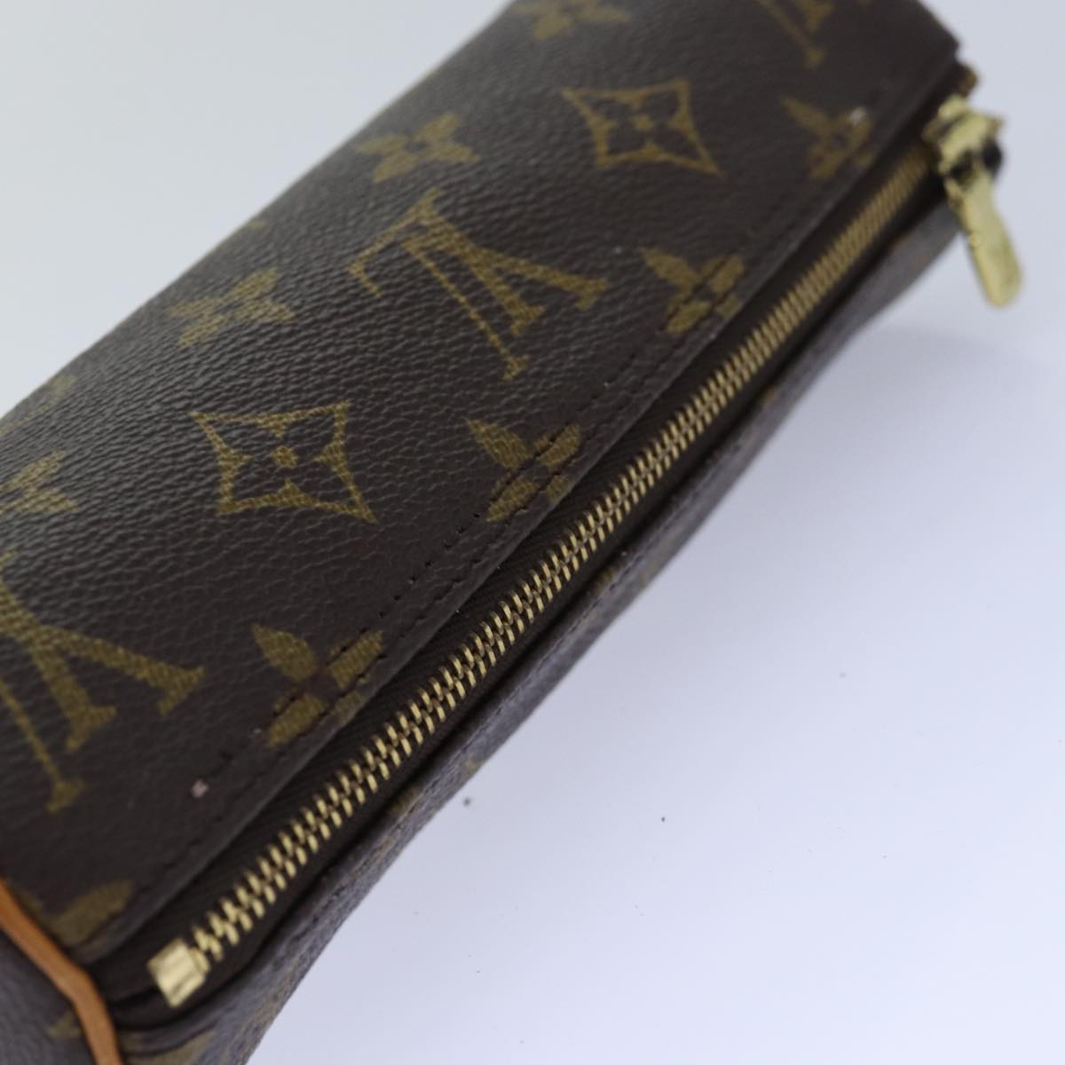 LOUIS VUITTON Monogram Trousse Rondo Pouch M47630 LV 85164