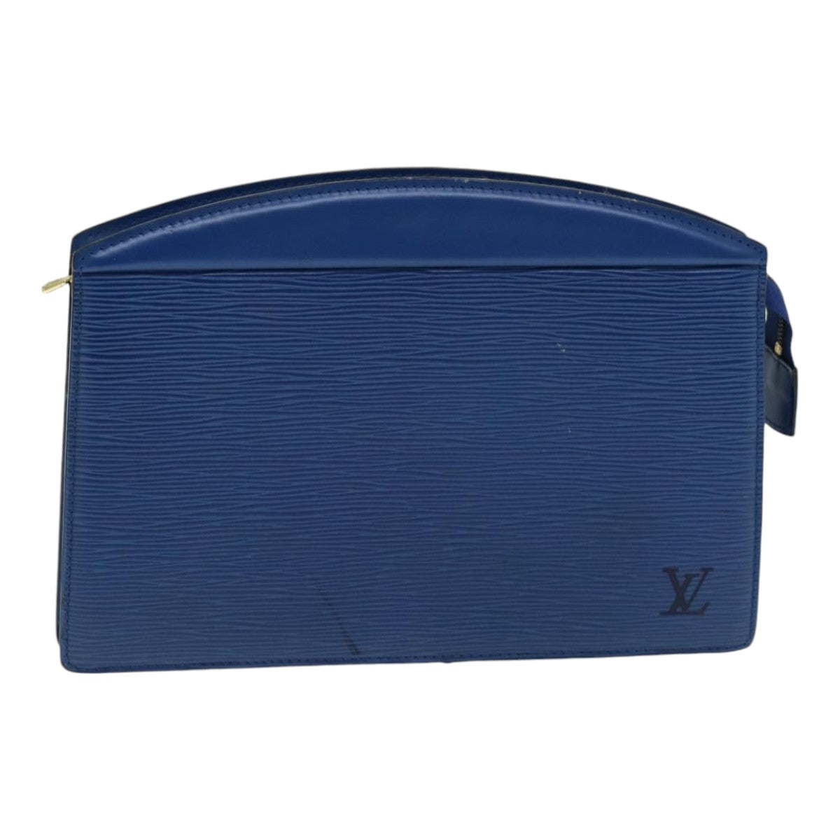 LOUIS VUITTON Epi Trousse Crete Pouch Blue M48405 LV 85165