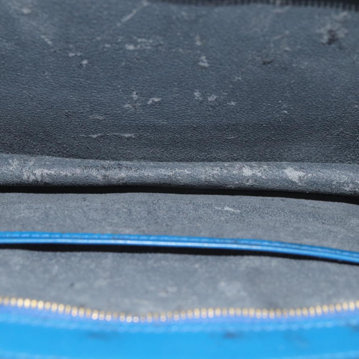 LOUIS VUITTON Epi Trousse Crete Pouch Blue M48405 LV 85165