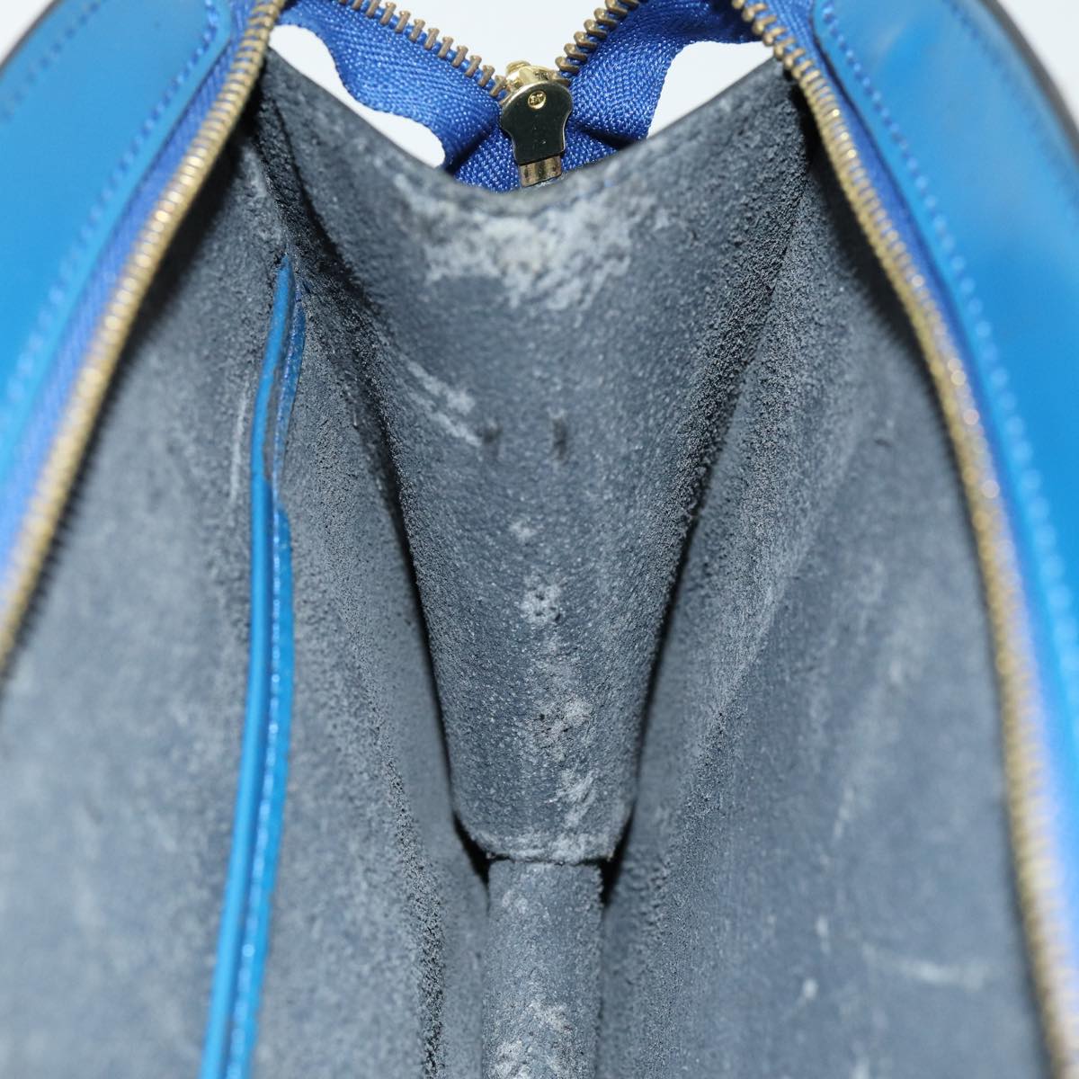 LOUIS VUITTON Epi Trousse Crete Pouch Blue M48405 LV 85165