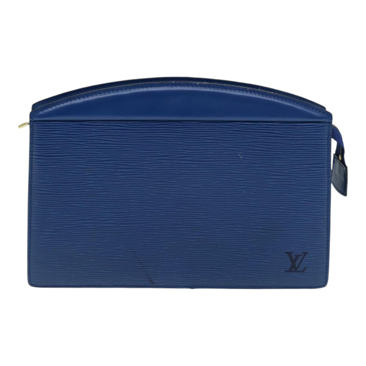 LOUIS VUITTON Epi Trousse Crete Pouch Blue M48405 LV 85165