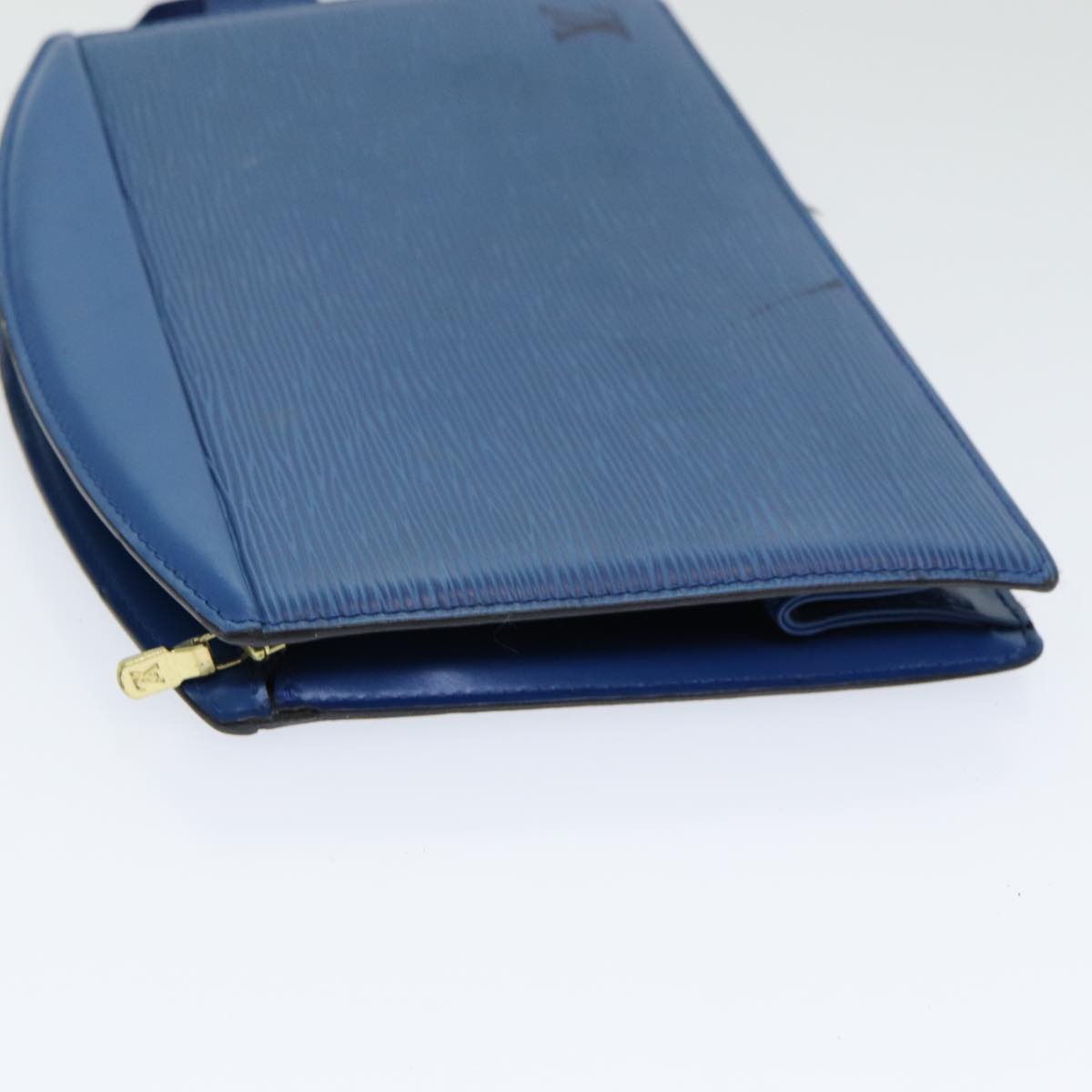 LOUIS VUITTON Epi Trousse Crete Pouch Blue M48405 LV 85165