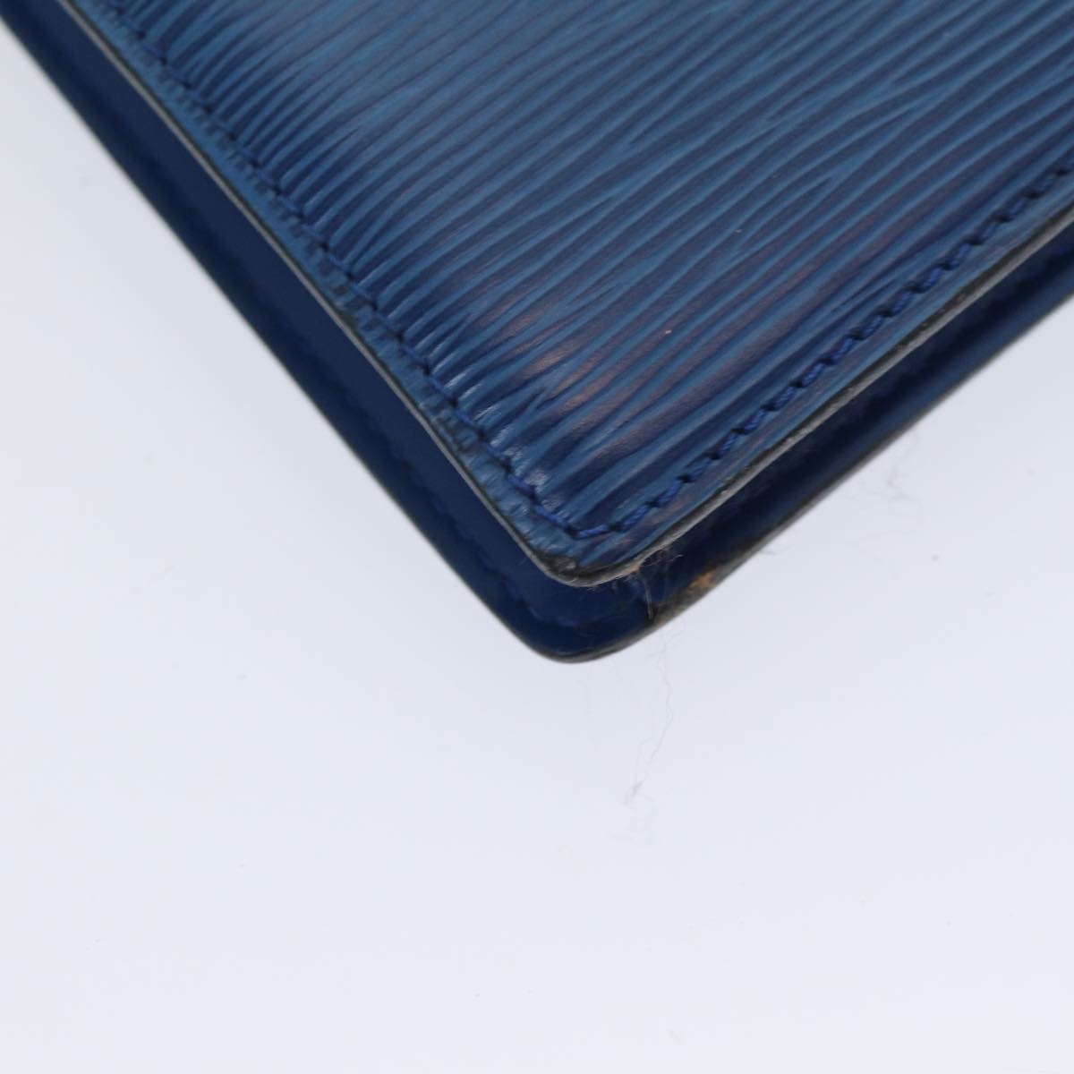 LOUIS VUITTON Epi Trousse Crete Pouch Blue M48405 LV 85165