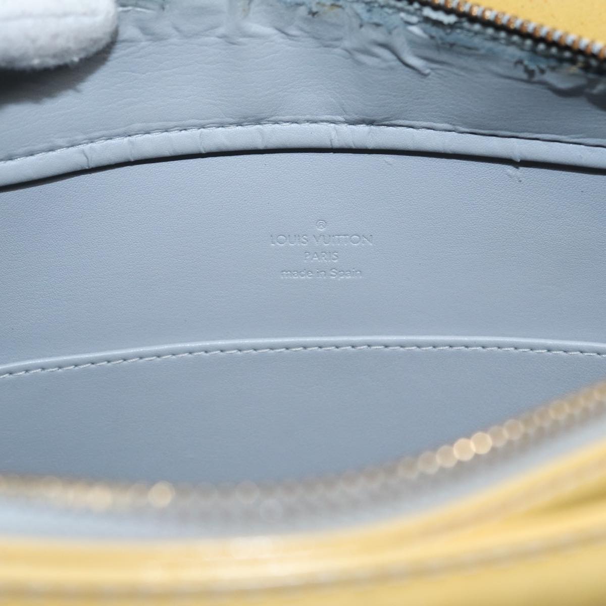 LOUIS VUITTON Monogram Vernis Columbus Tote Bag Gris M91028 LV 85167