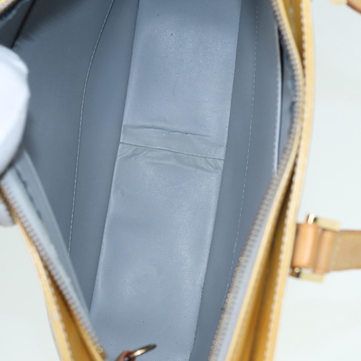 LOUIS VUITTON Monogram Vernis Columbus Tote Bag Gris M91028 LV 85167