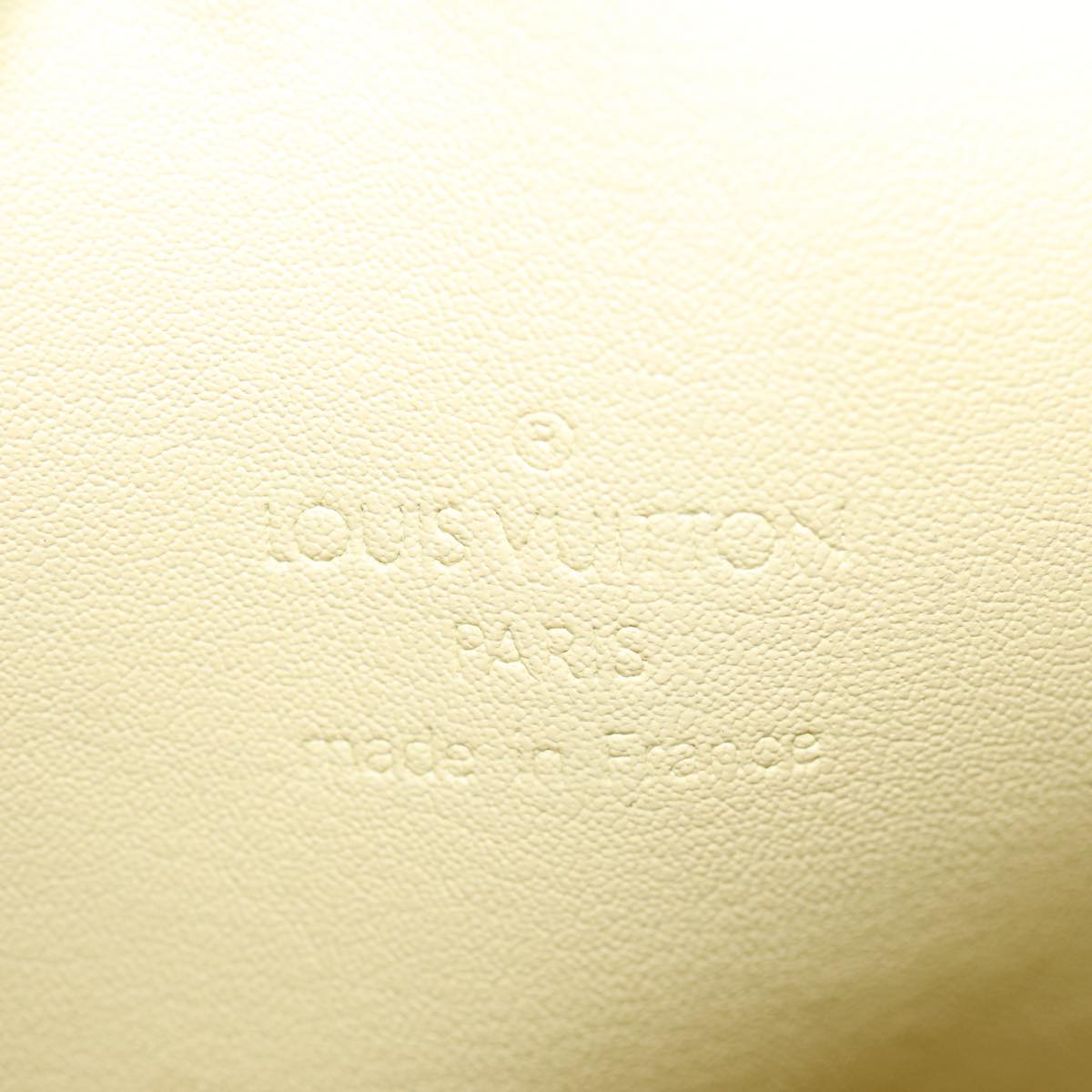 LOUIS VUITTON Monogram Vernis Wooster Shoulder Bag Yellow M91075 LV 85174