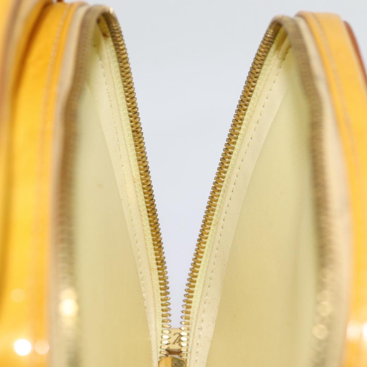 LOUIS VUITTON Monogram Vernis Wooster Shoulder Bag Yellow M91075 LV 85174