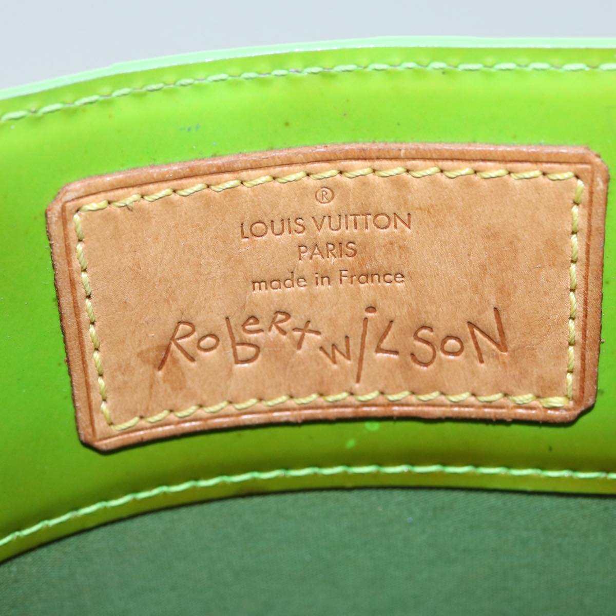 LOUIS VUITTON Monogram Vernis Fluo Reade MM Tote Bag Veil M91901 LV 85183