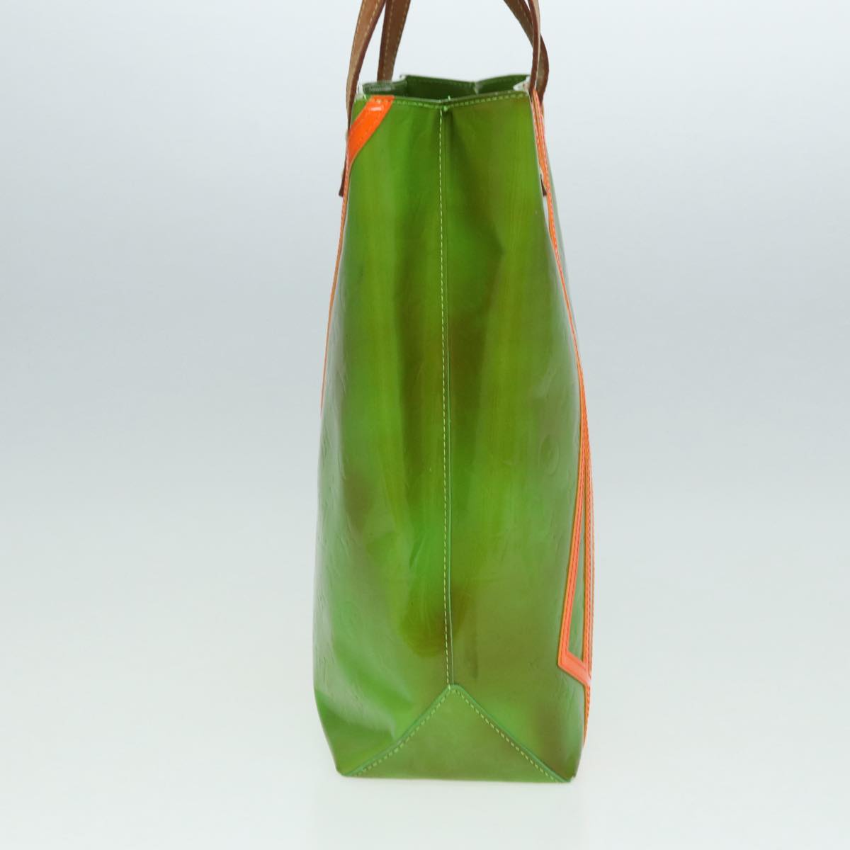 LOUIS VUITTON Monogram Vernis Fluo Reade MM Tote Bag Veil M91901 LV 85183