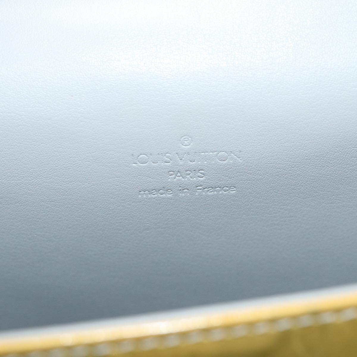 LOUIS VUITTON Monogram Vernis Spring Street Hand Bag Gris M91029 LV 85186