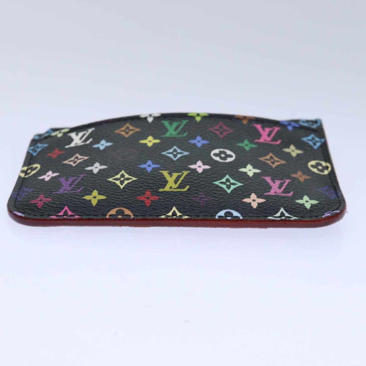 LOUIS VUITTON Multicolor Pochette ClesNM Coin Purse Black M60279 LV 85188