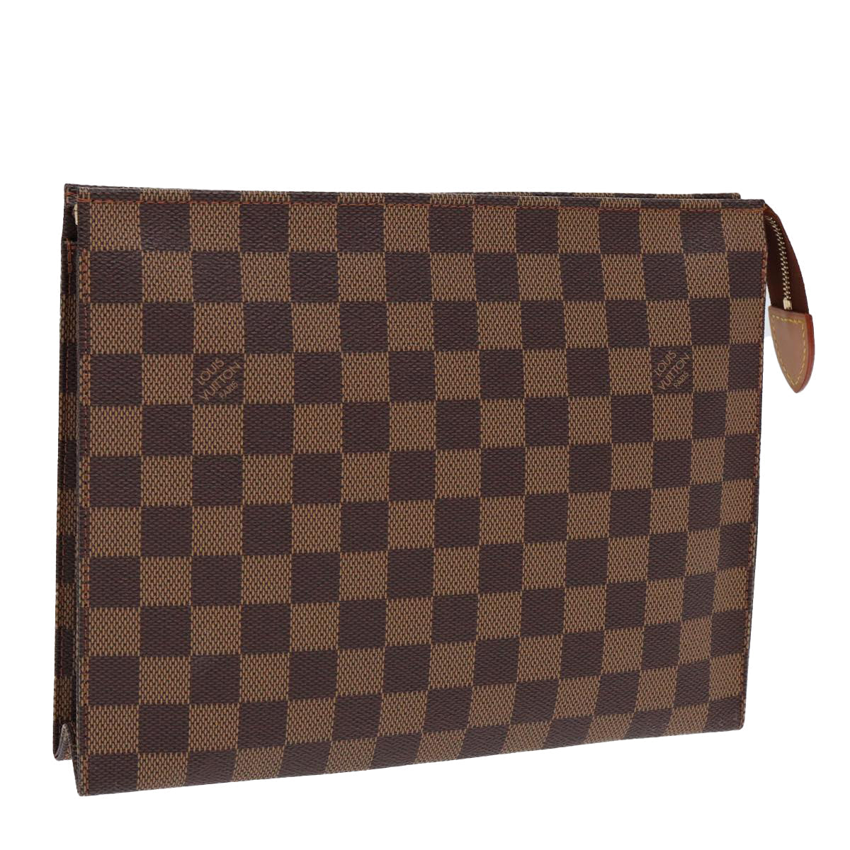 LOUIS VUITTON Damier Ebene Poche Toilette 26 Pouch N47543 LV 85210