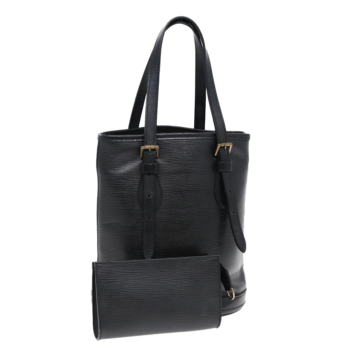 LOUIS VUITTON Epi Bucket PM Shoulder Bag Black M58992 LV 85250