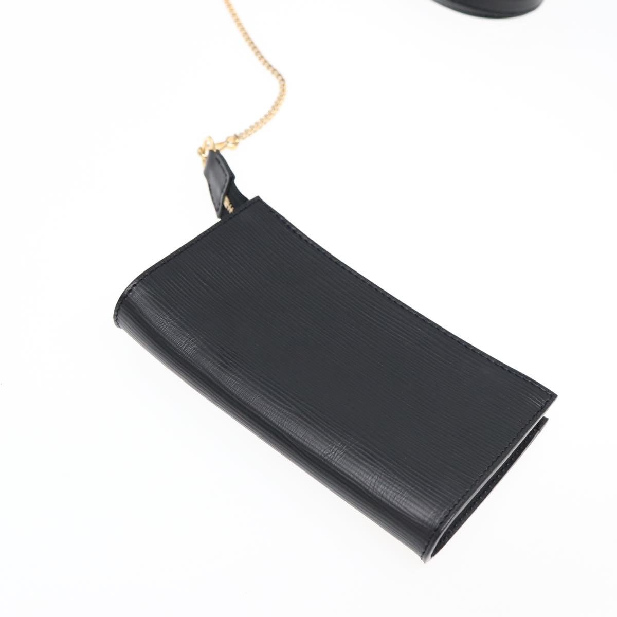 LOUIS VUITTON Epi Bucket PM Shoulder Bag Black M58992 LV 85250