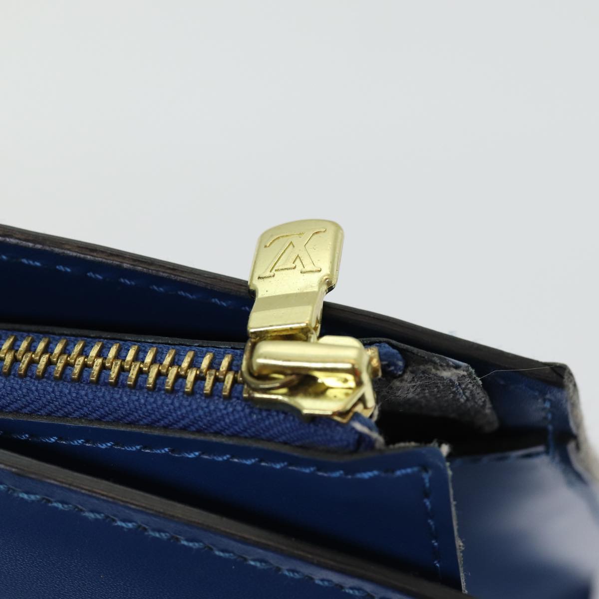 LOUIS VUITTON Epi Riviera Hand Bag Blue M48185 LV 85253