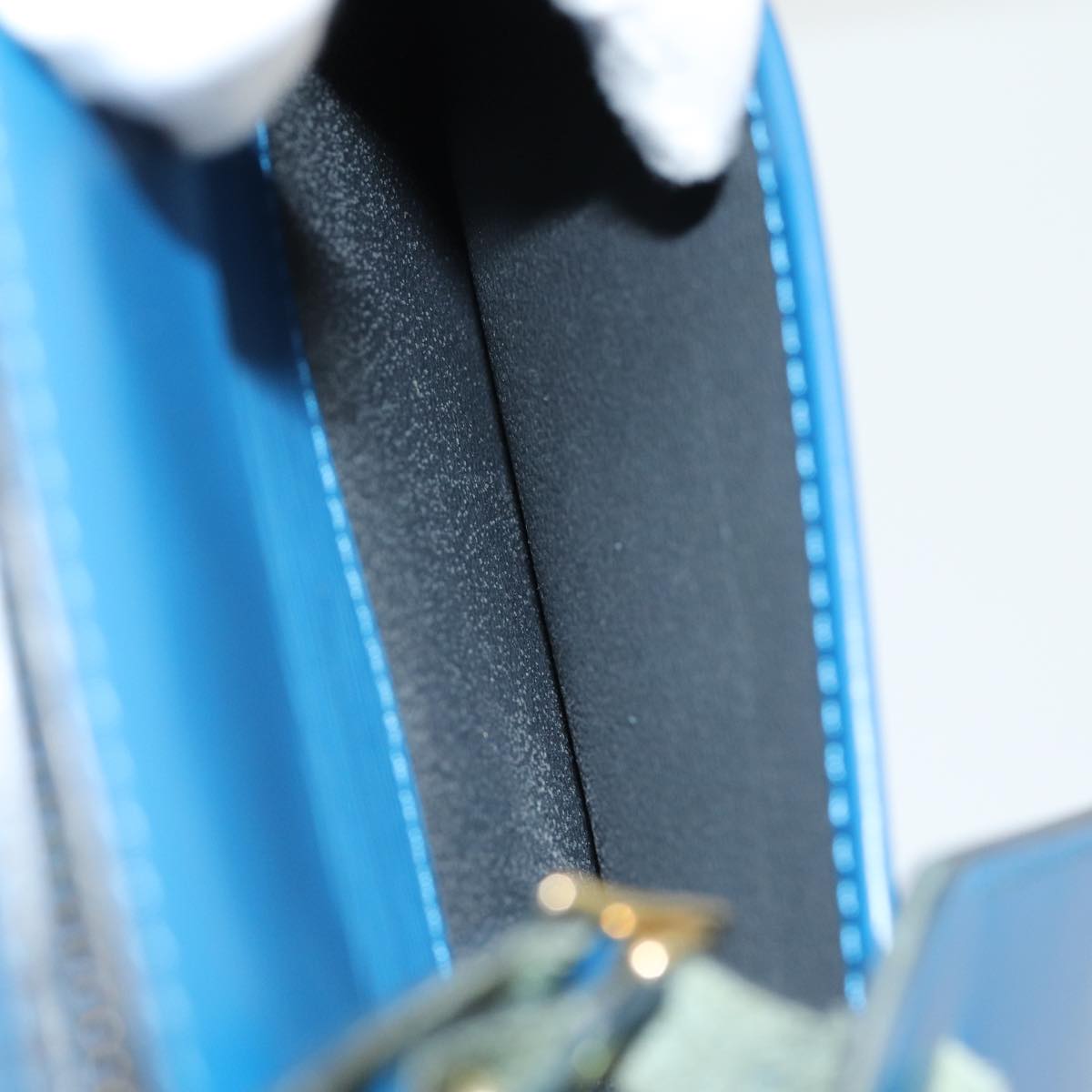 LOUIS VUITTON Epi Riviera Hand Bag Blue M48185 LV 85253