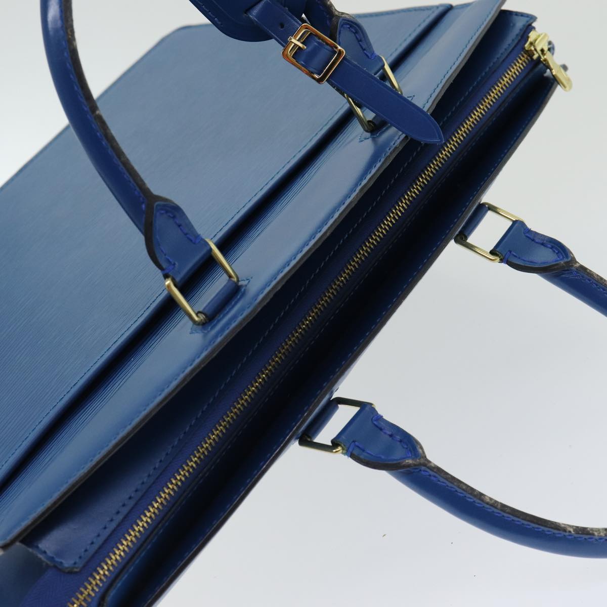 LOUIS VUITTON Epi Riviera Hand Bag Blue M48185 LV 85253