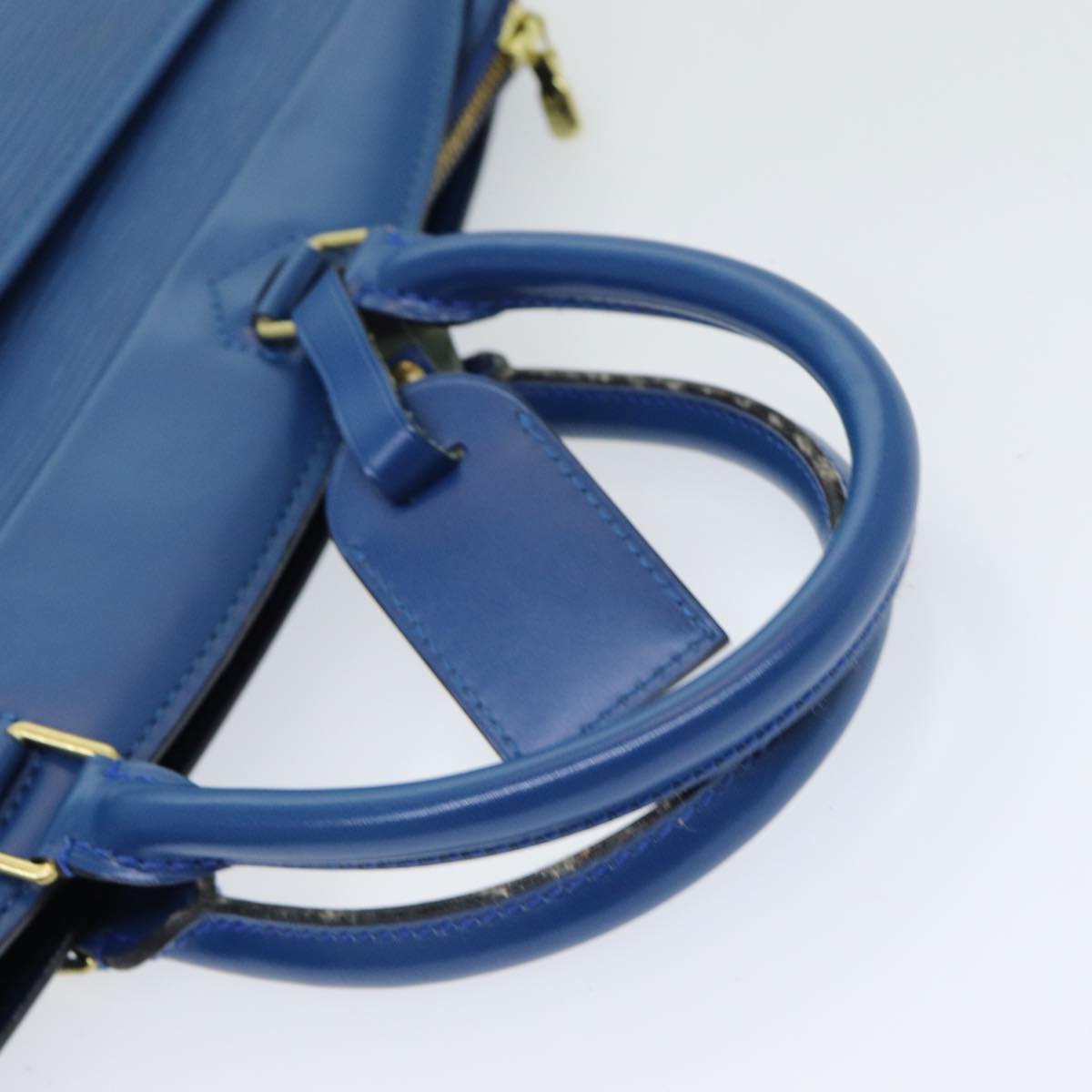 LOUIS VUITTON Epi Riviera Hand Bag Blue M48185 LV 85253