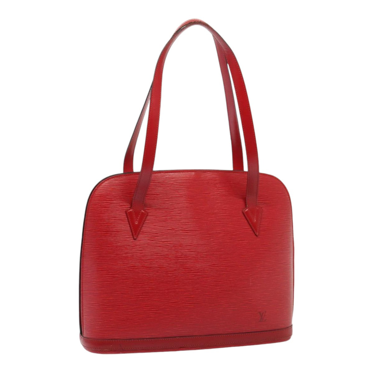 LOUIS VUITTON Epi Lussac Shoulder Bag Red M52287 LV 85255