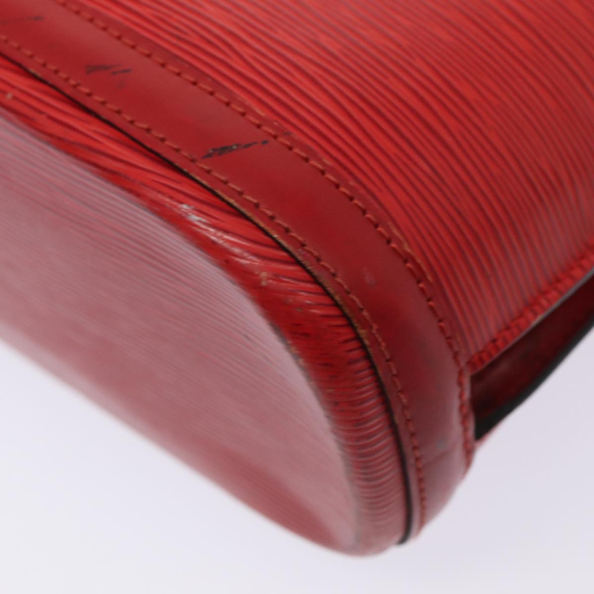 LOUIS VUITTON Epi Lussac Shoulder Bag Red M52287 LV 85255