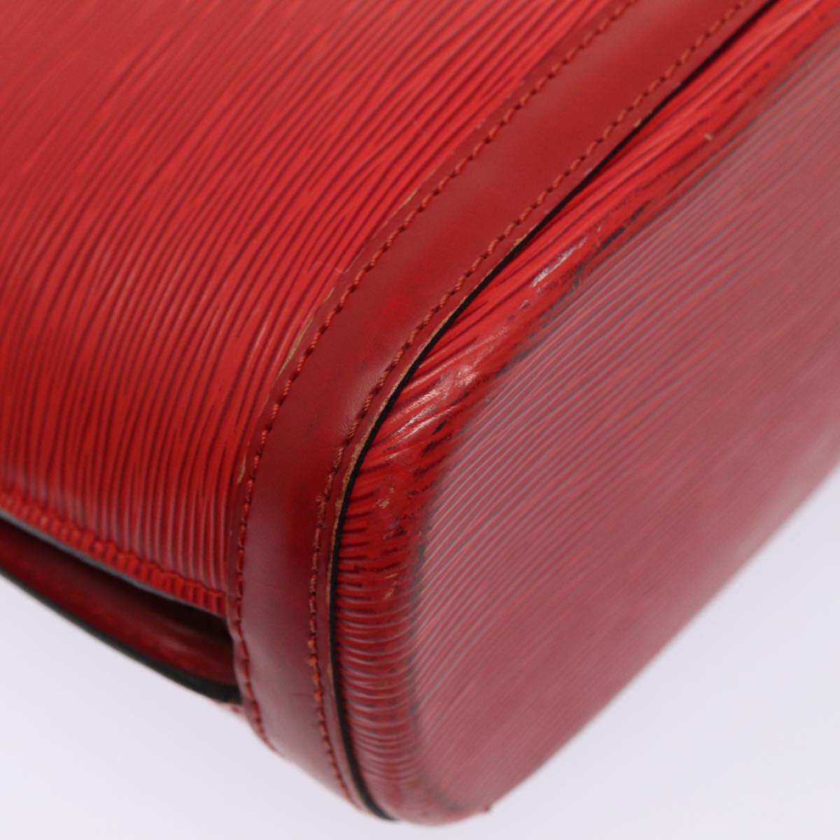 LOUIS VUITTON Epi Lussac Shoulder Bag Red M52287 LV 85255