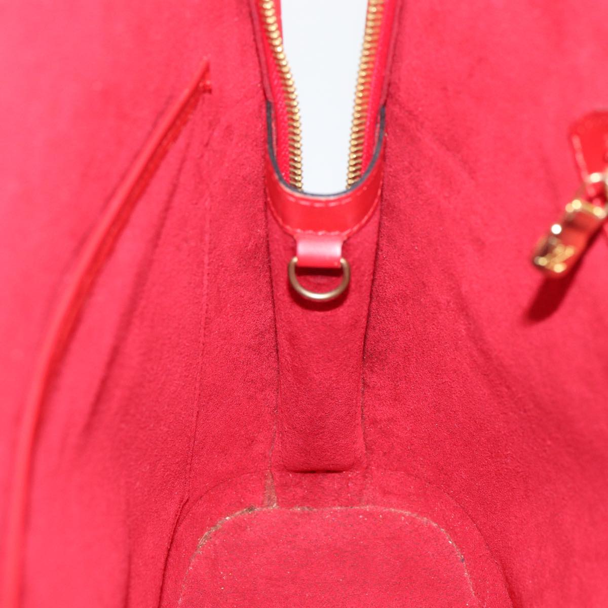 LOUIS VUITTON Epi Lussac Shoulder Bag Red M52287 LV 85255