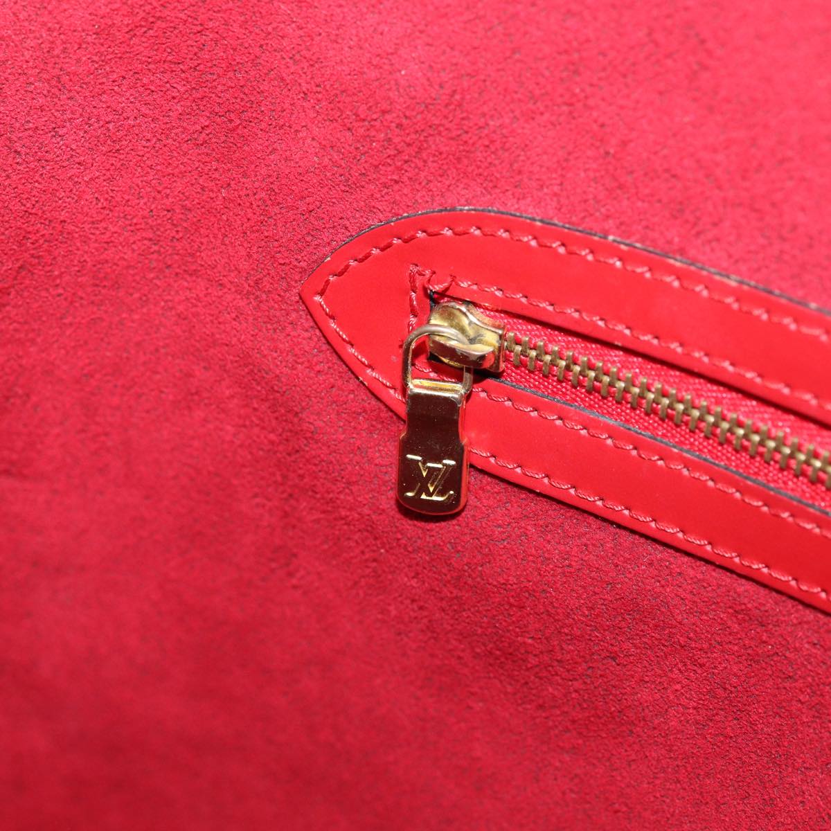 LOUIS VUITTON Epi Lussac Shoulder Bag Red M52287 LV 85255